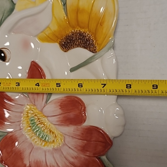 Fitz and Floyd Bunny Blooms Plate - Picture 13 of 16